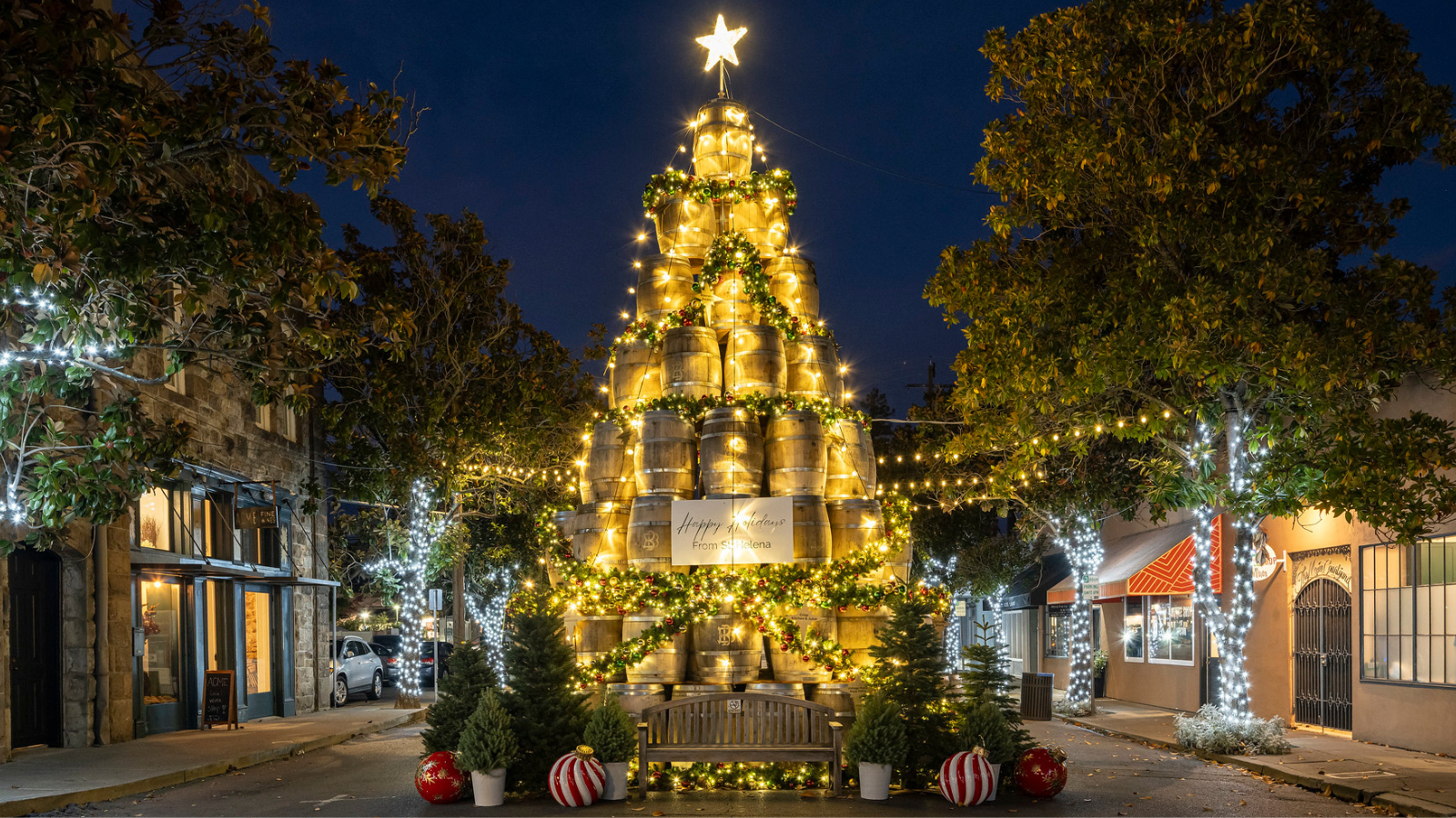 St Helena: Barrel Tree Lighting