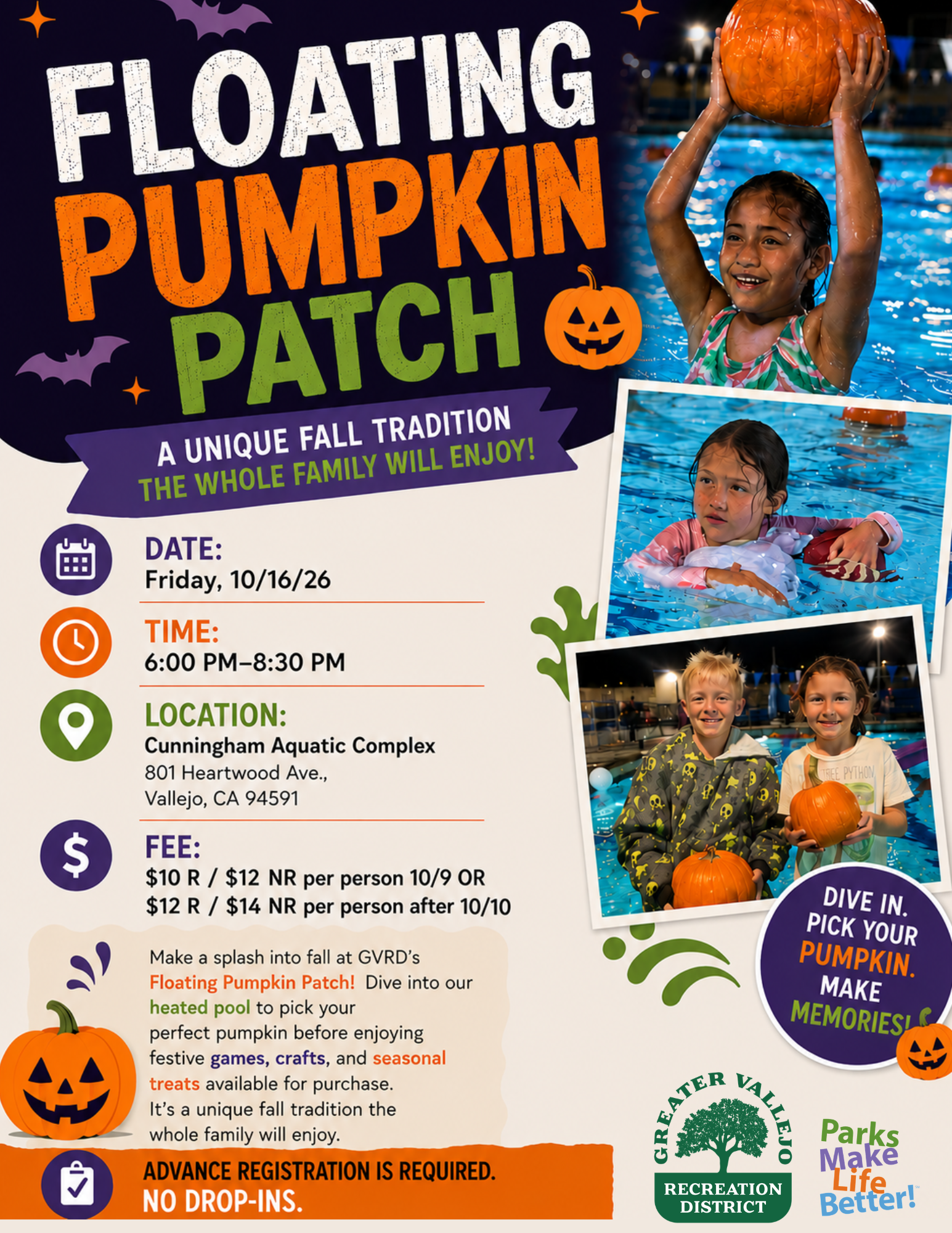 Vallejo Floating Pumpkin Patch 