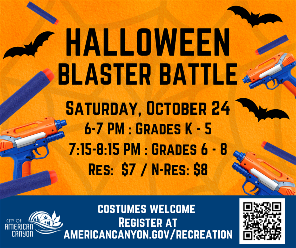 American Canyon Halloween Blaster Battle