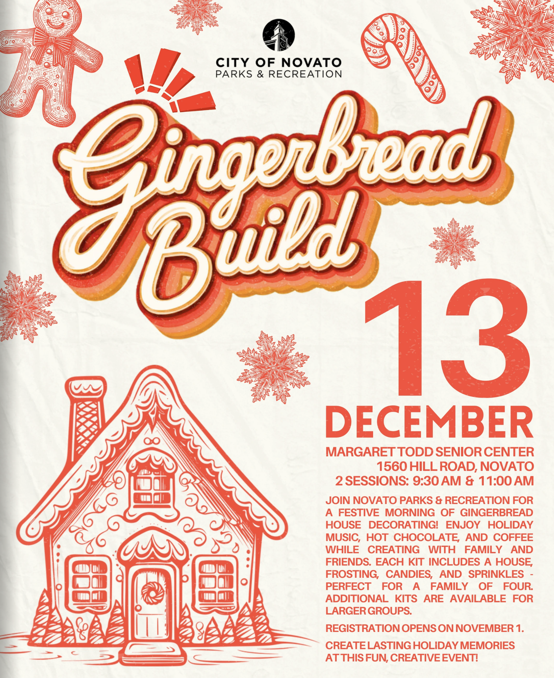 Novato: Gingerbread Build