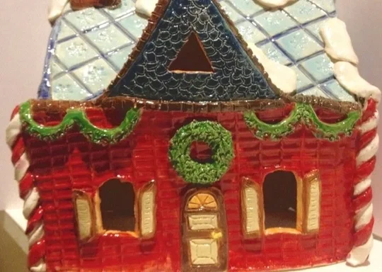 San Rafael: Pop Ups! *Clay* Gingerbread House