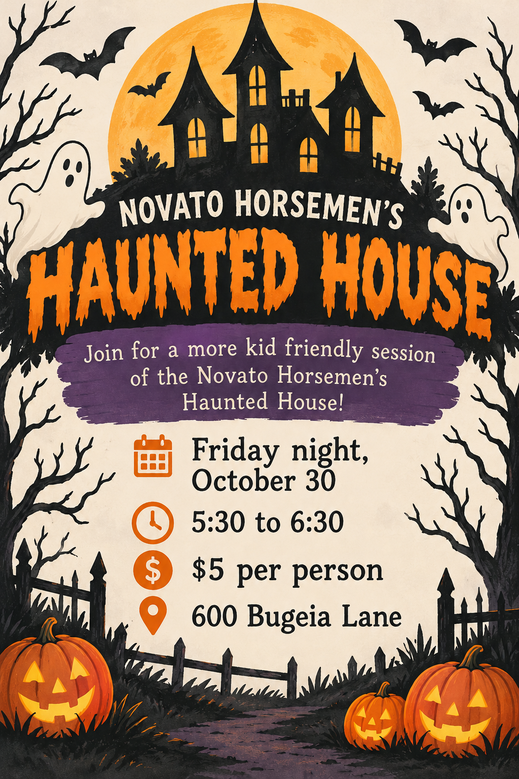 Novato Horsemen Haunted House