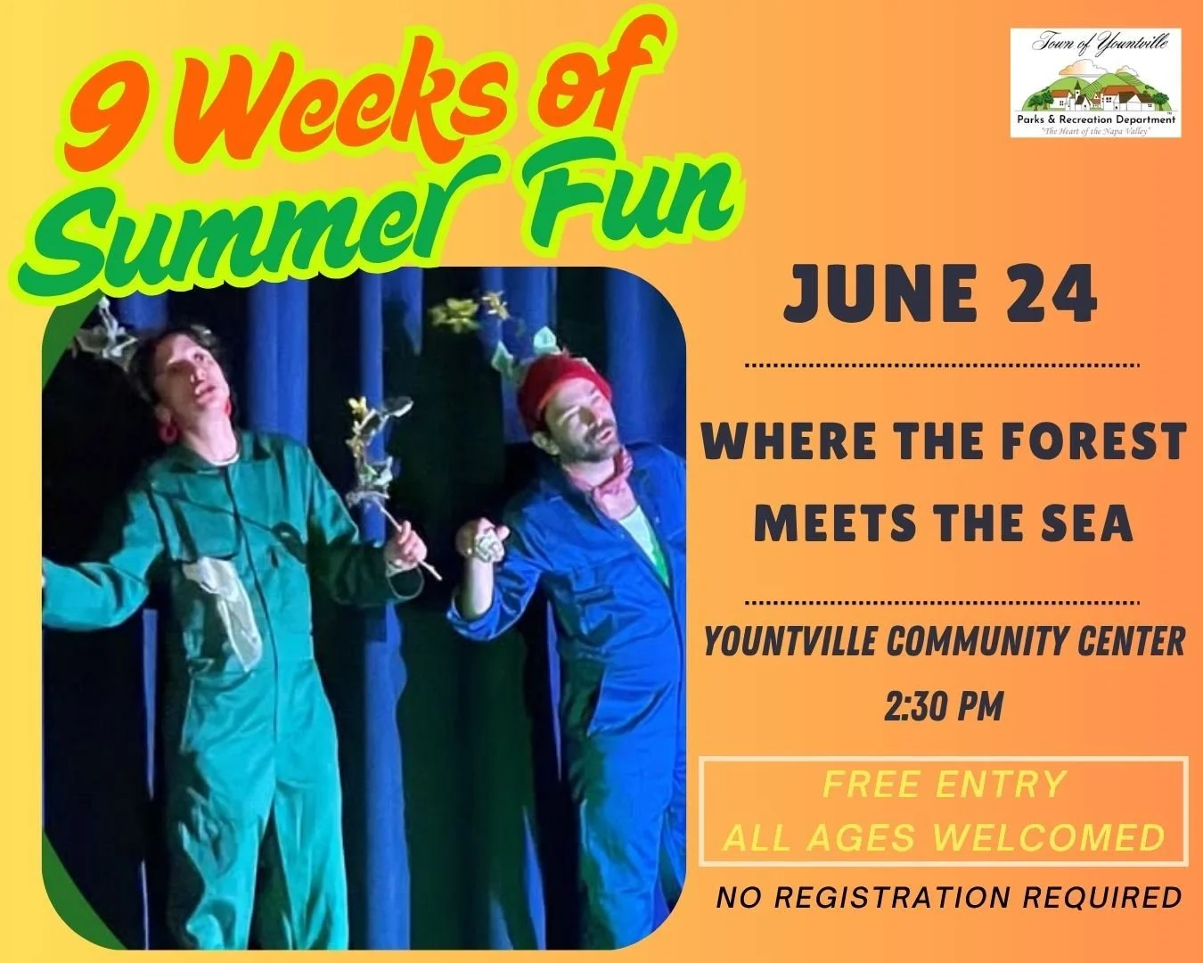 Yountville's 9 Weeks of Summer Fun: Where the Forest Meets the Sea 