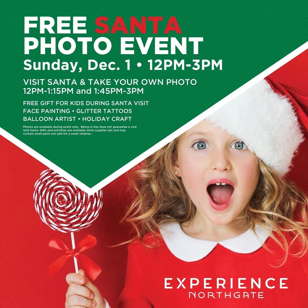 Photo with Santa at Northgate Mall