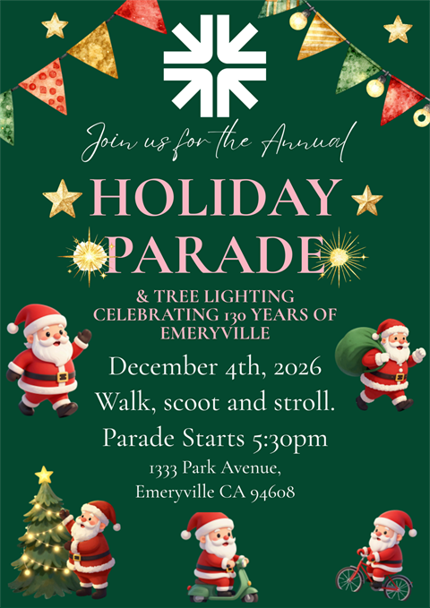 Emeryville: Tree Lighting &amp; Holiday Parade