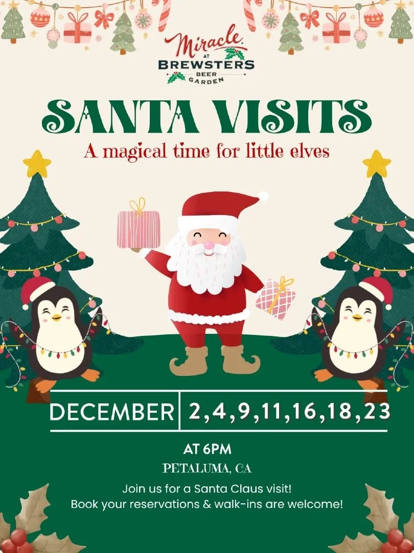 Petaluma: Meet Santa at Brewsters 