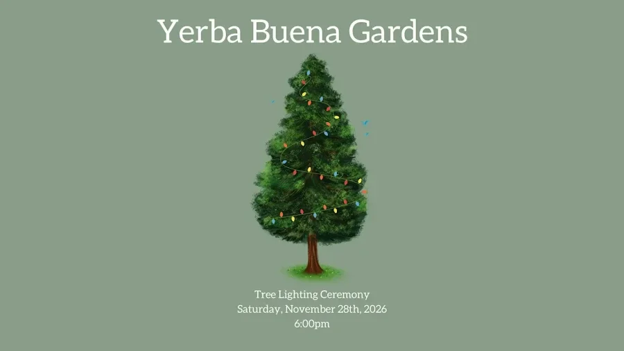 San Francisco: Yerba Buena Gardens Holiday Tree Lighting