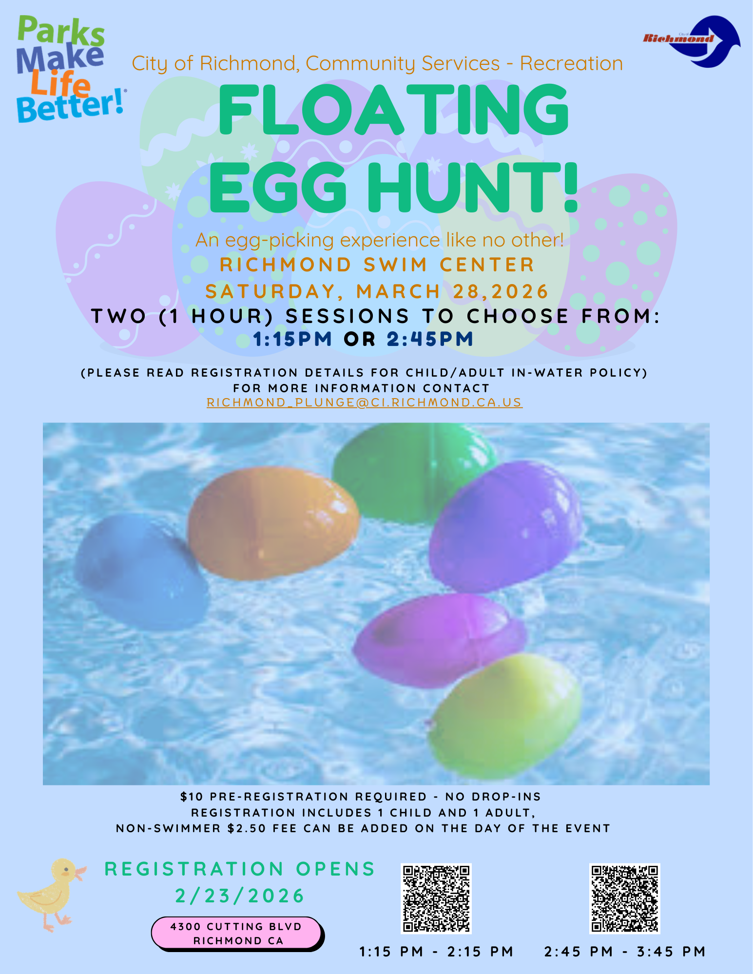 Richmond: Floating Egg Hunt
