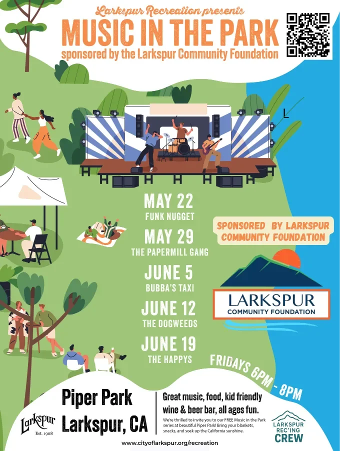LARKSPUR: Music in the Park
