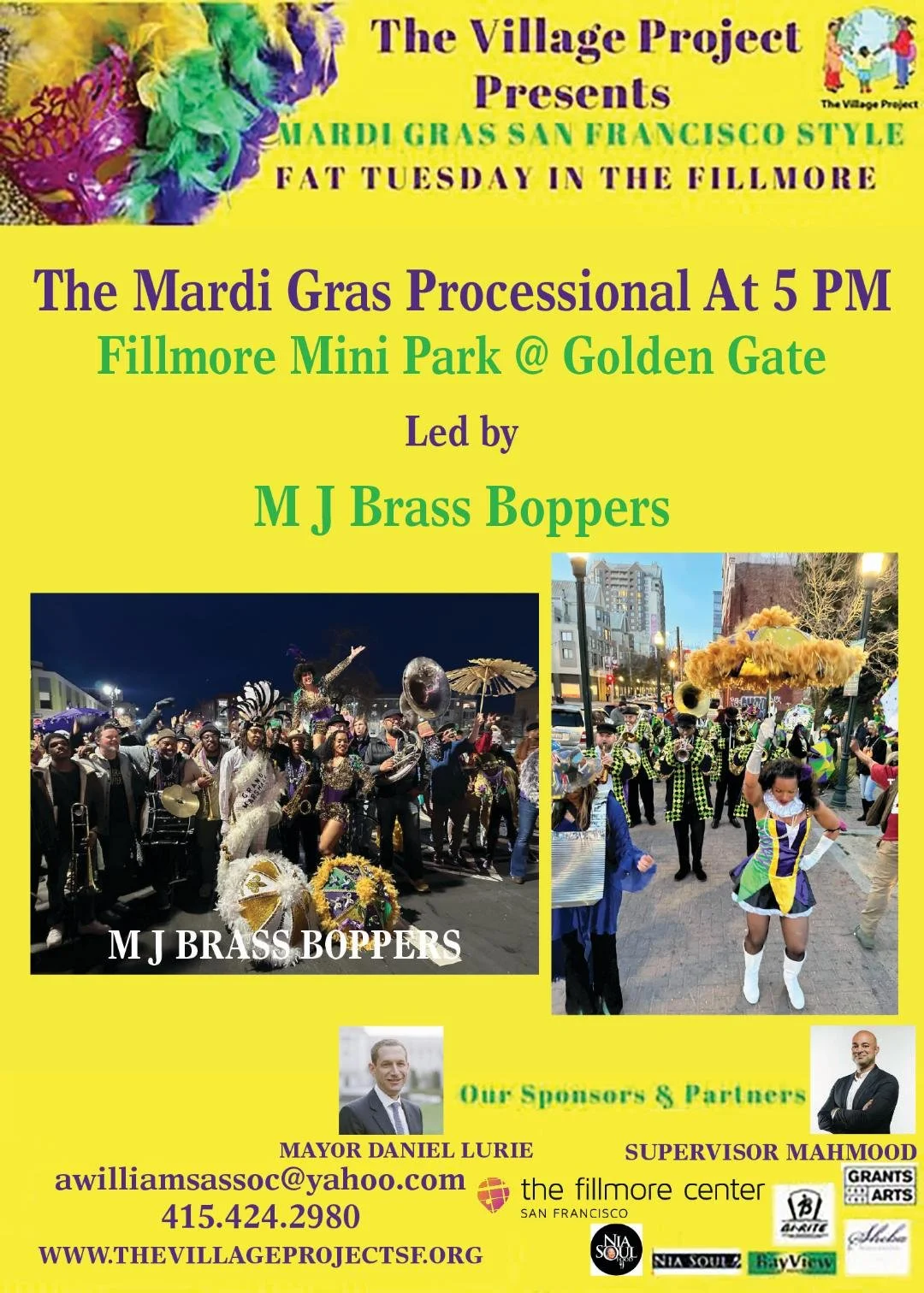 Mardi Gras San Francisco Style, Fat Tuesday in the Fillmore