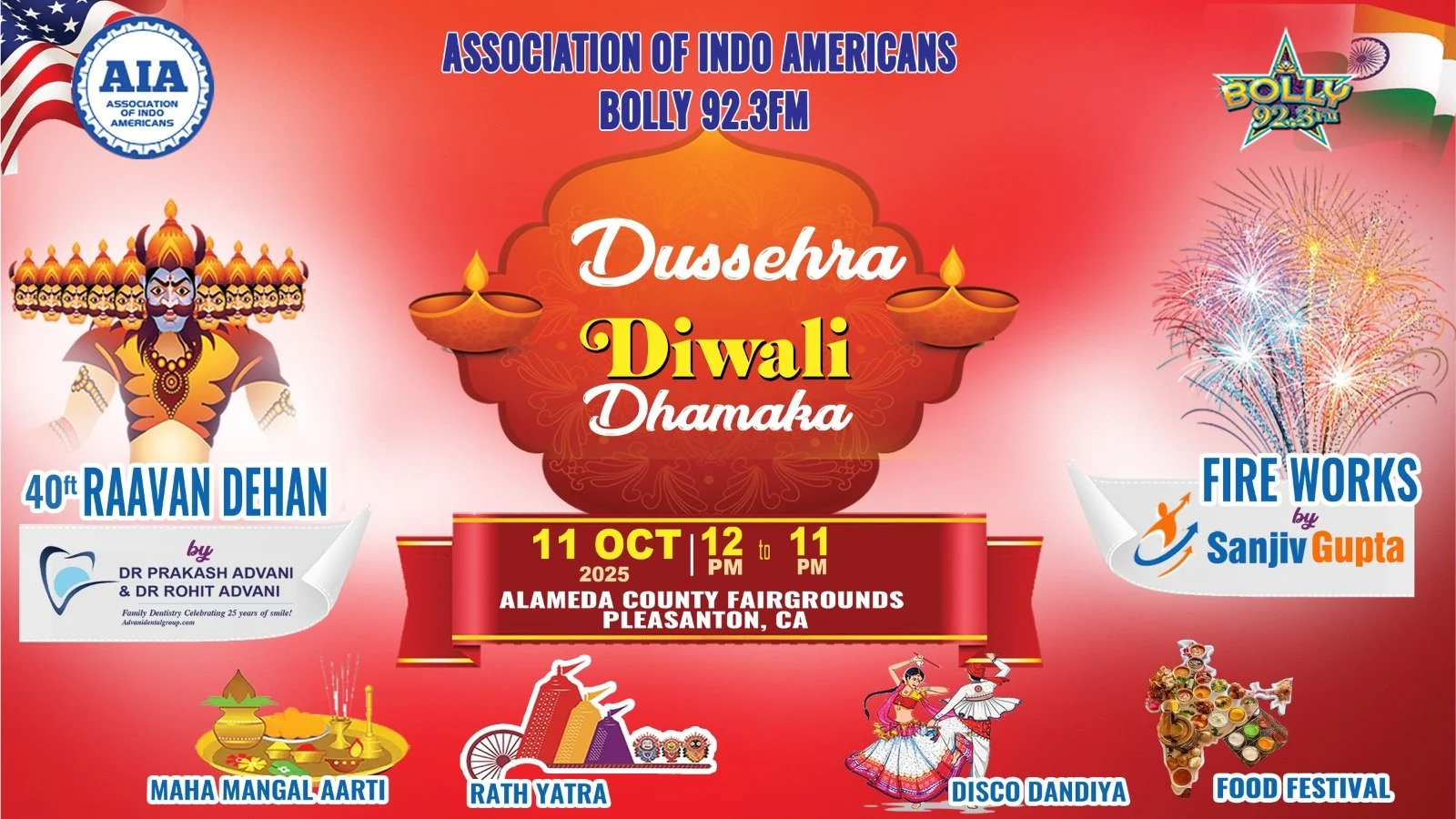 Pleasanton: AIA Festival of Lights - Dussehra Diwali Dhamaka