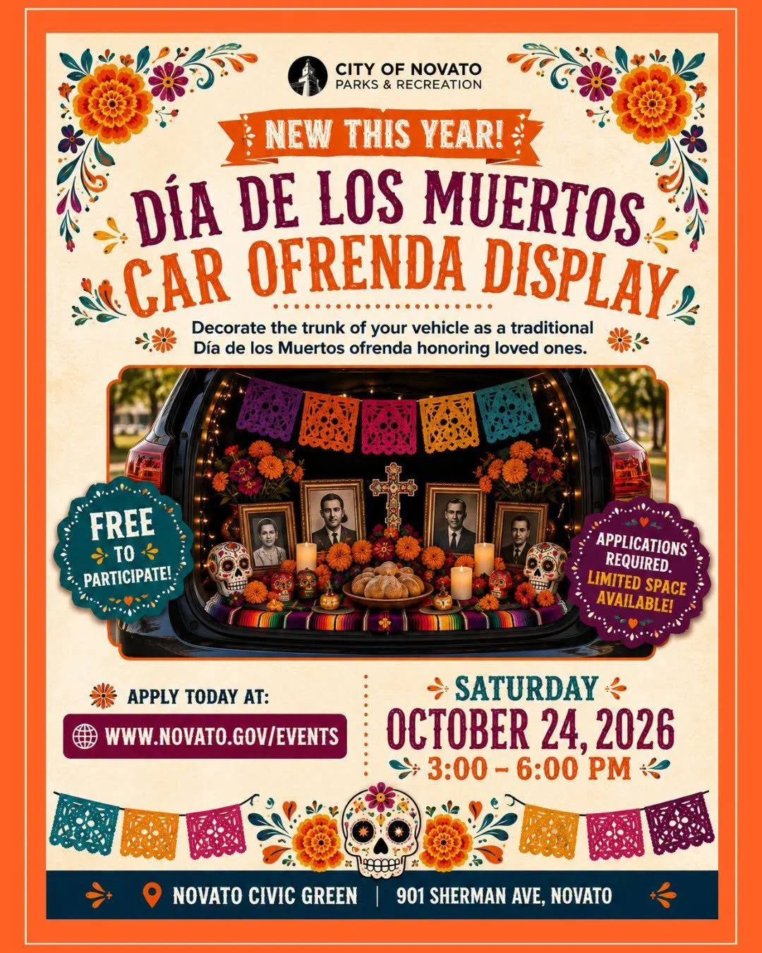 Novato: Día de los Muertos Celebration!