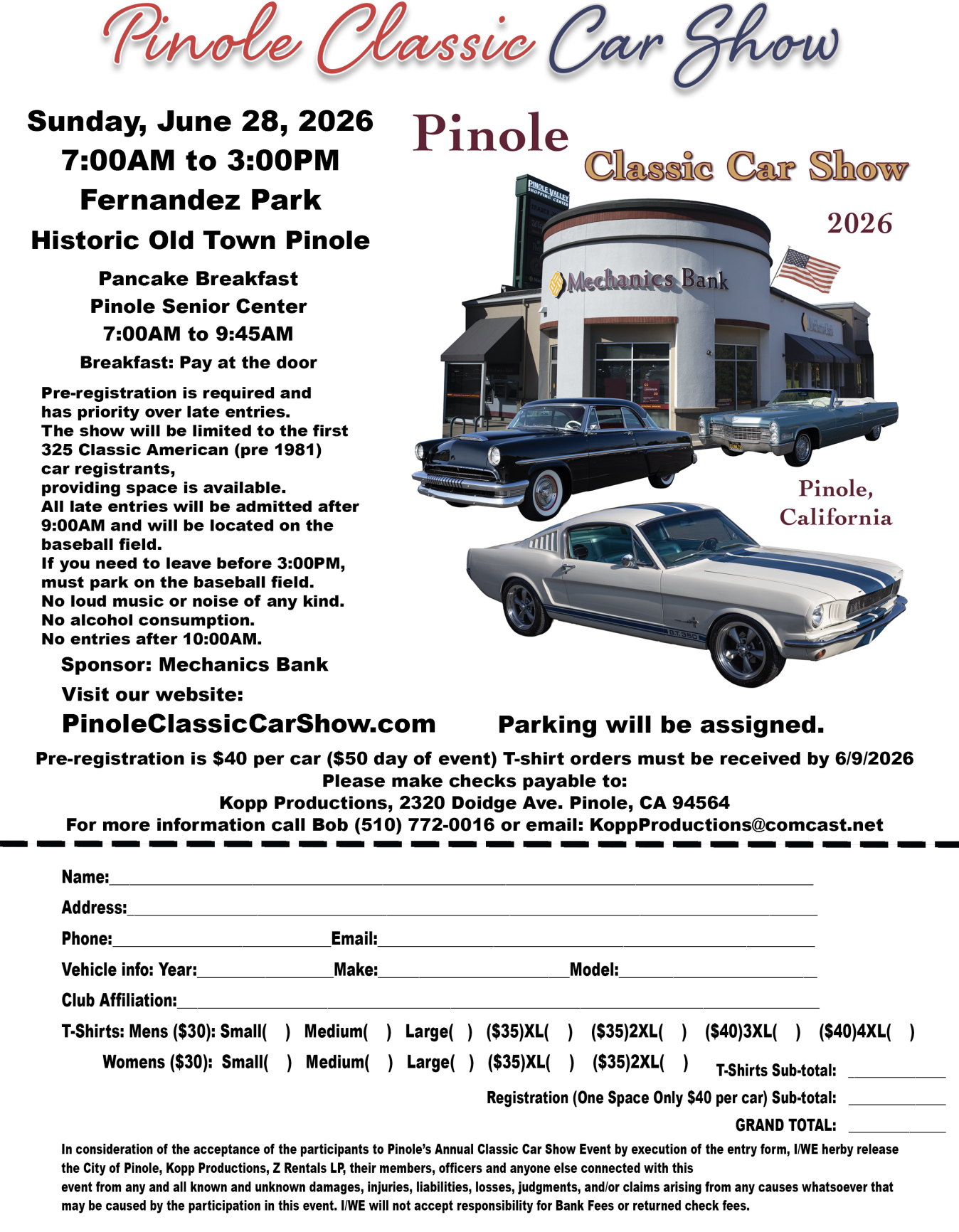 Pinole Car Show