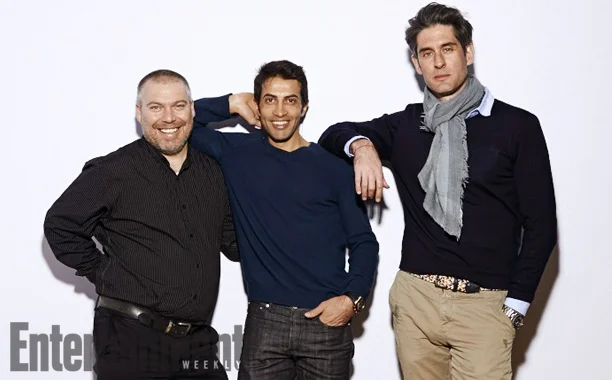 Gonen Ben-Itzhak (left), Mosab Hassan Yousef (middle), Nadav Schirman (right)