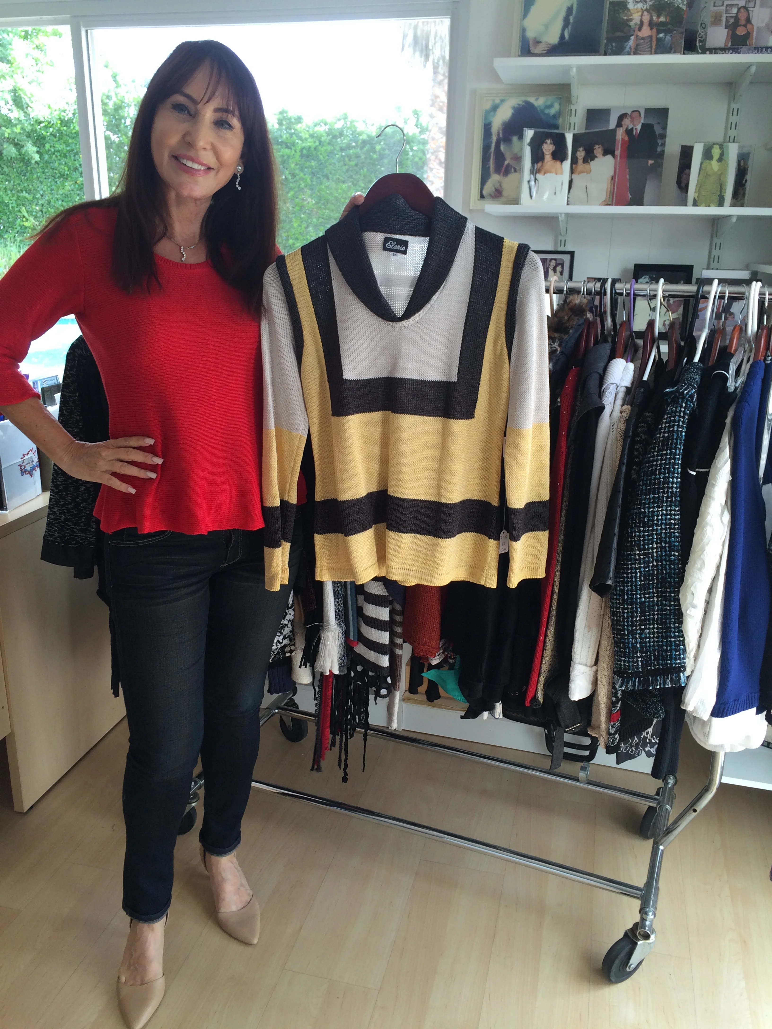 Hanna in her studio.