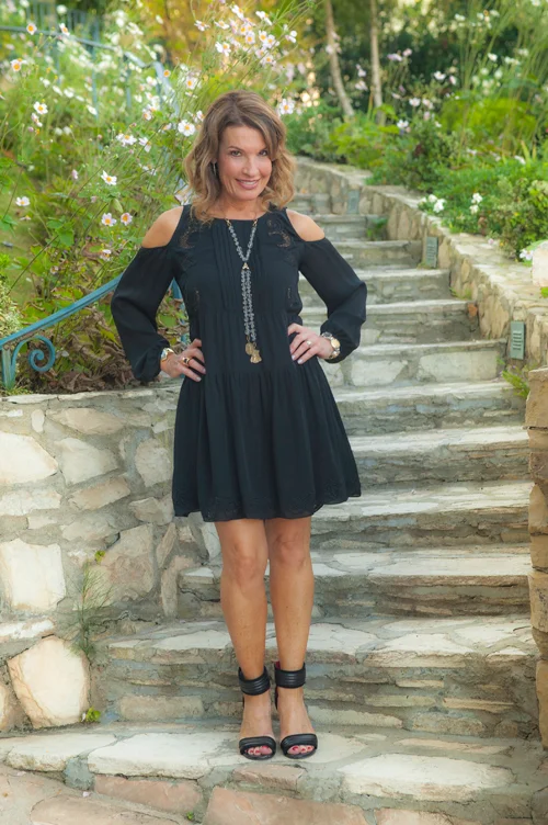 Thakoon addition dress (on sale here) , Zadig and Voltaire heels ( also seen here ), Chloe ring (Scoop NYC) 