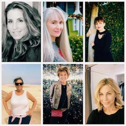 MEET THE WOMEN WHO INSPIRE ME WITH THEIR SPIRIT, DRIVE AND WISDOM FROM TOP LEFT: ROBIN TERMAN, TRUDY CALLAN, ESTHER FEDER FORM BOTTOM LEFT: LORI TESSEL, TANi ISAACS ANDREA WATERS
