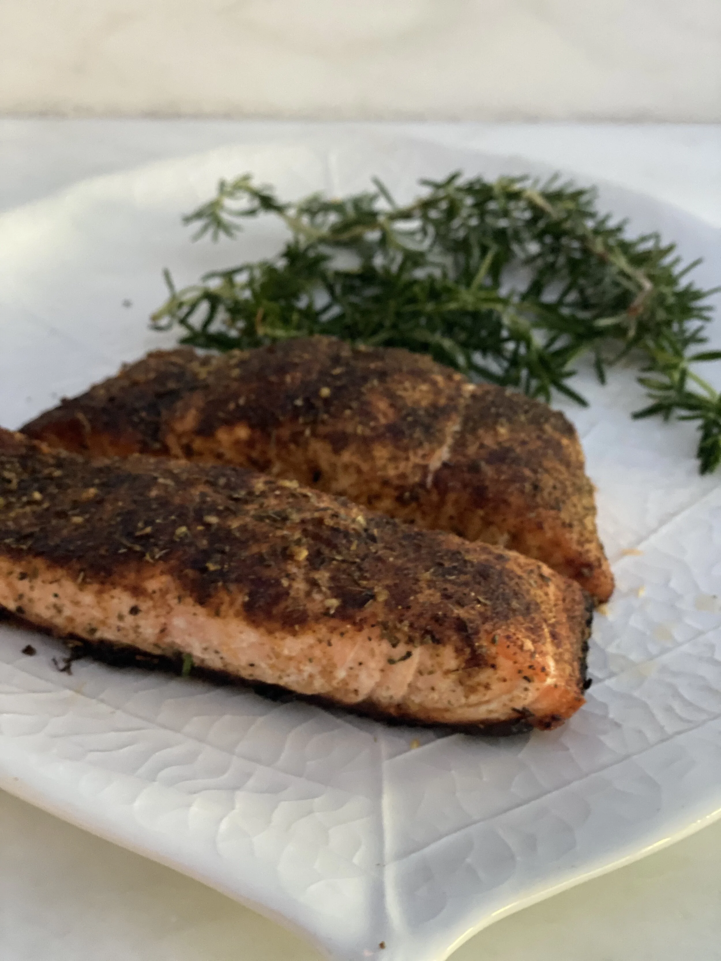 Spice Rubbed Grilled Salmon