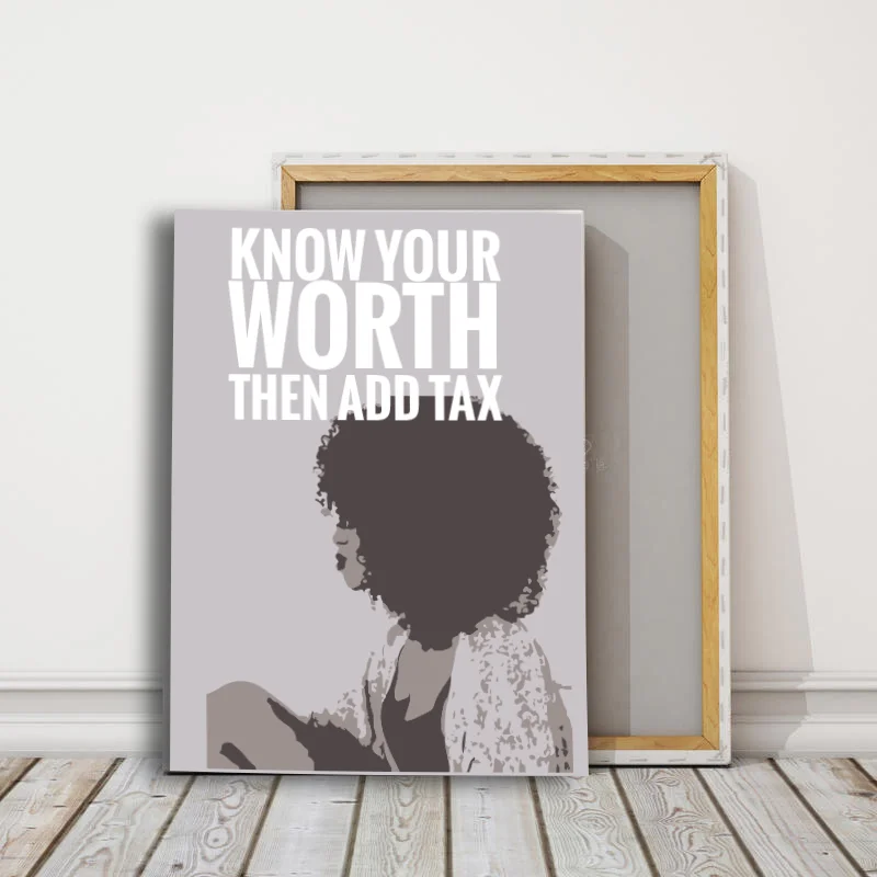 Know Your Worth Canvas