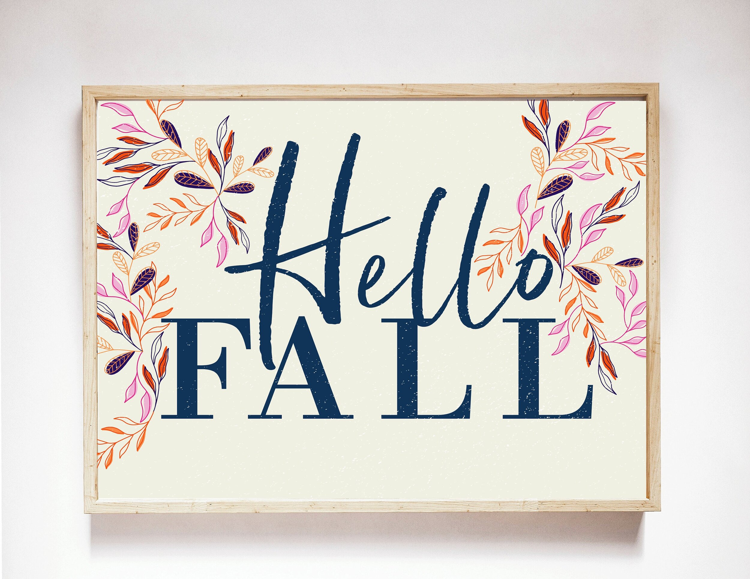 Hello Fall Print