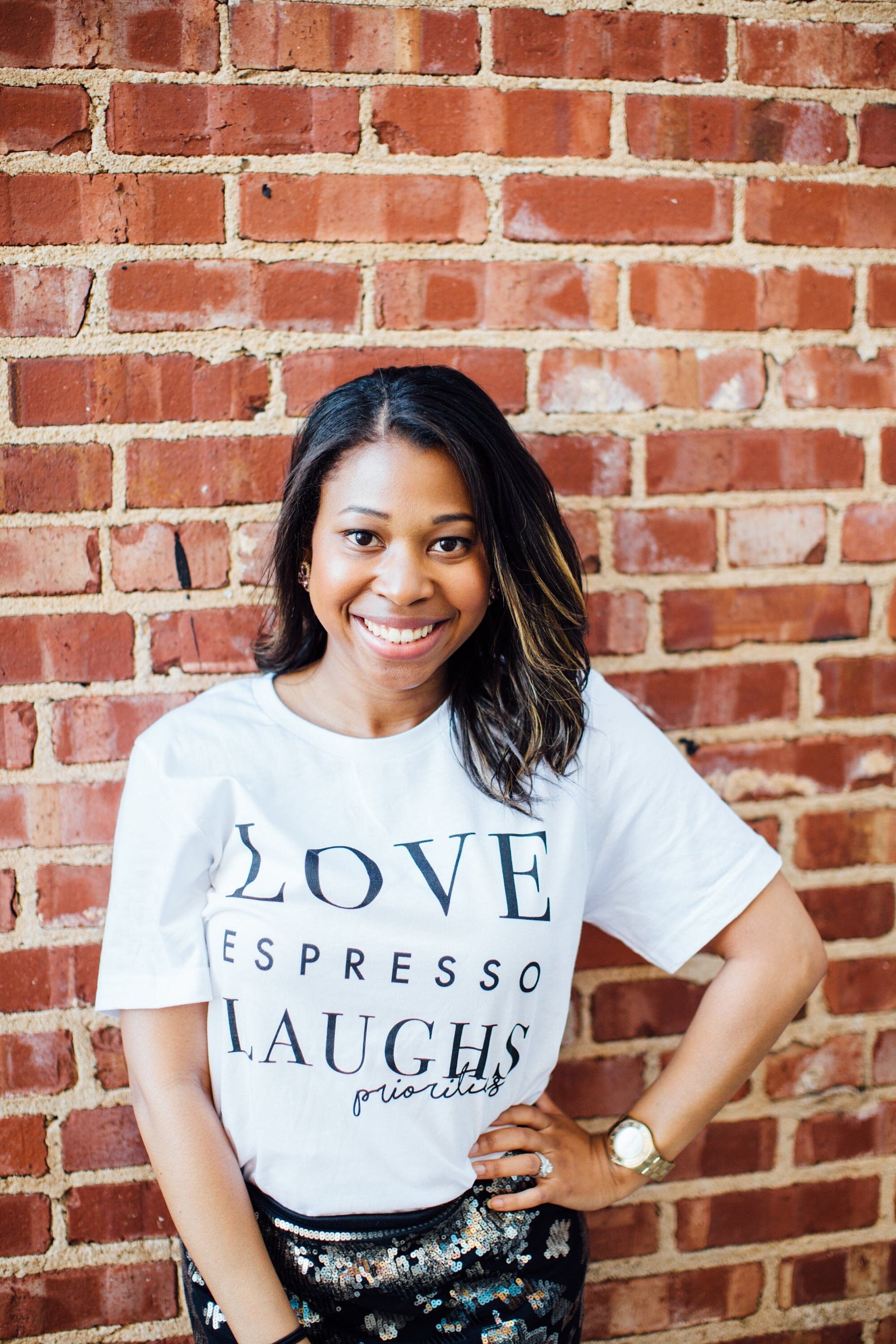 Love espresso laughs tee