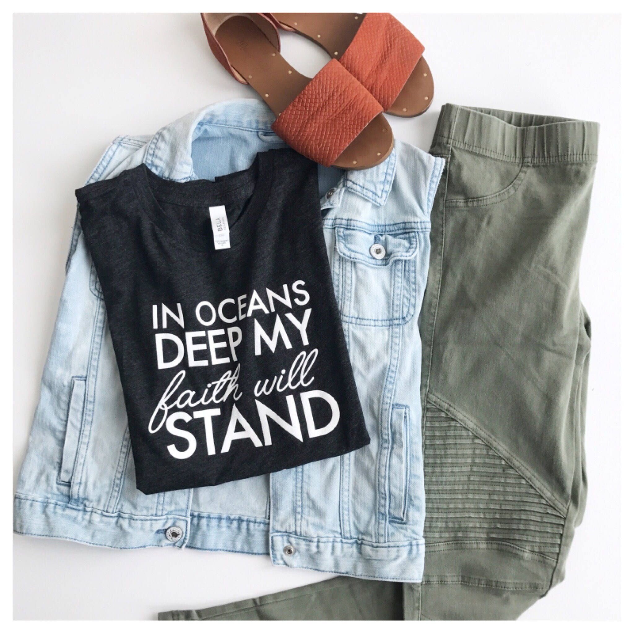 Hillsong Oceans Deep Christian Tee