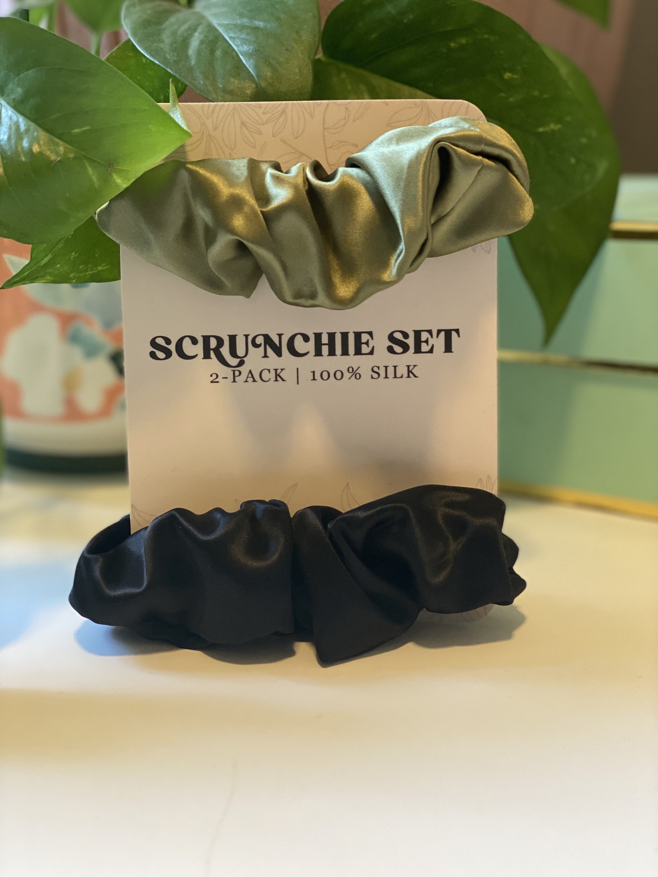 2-Pack Silk Hair Ties