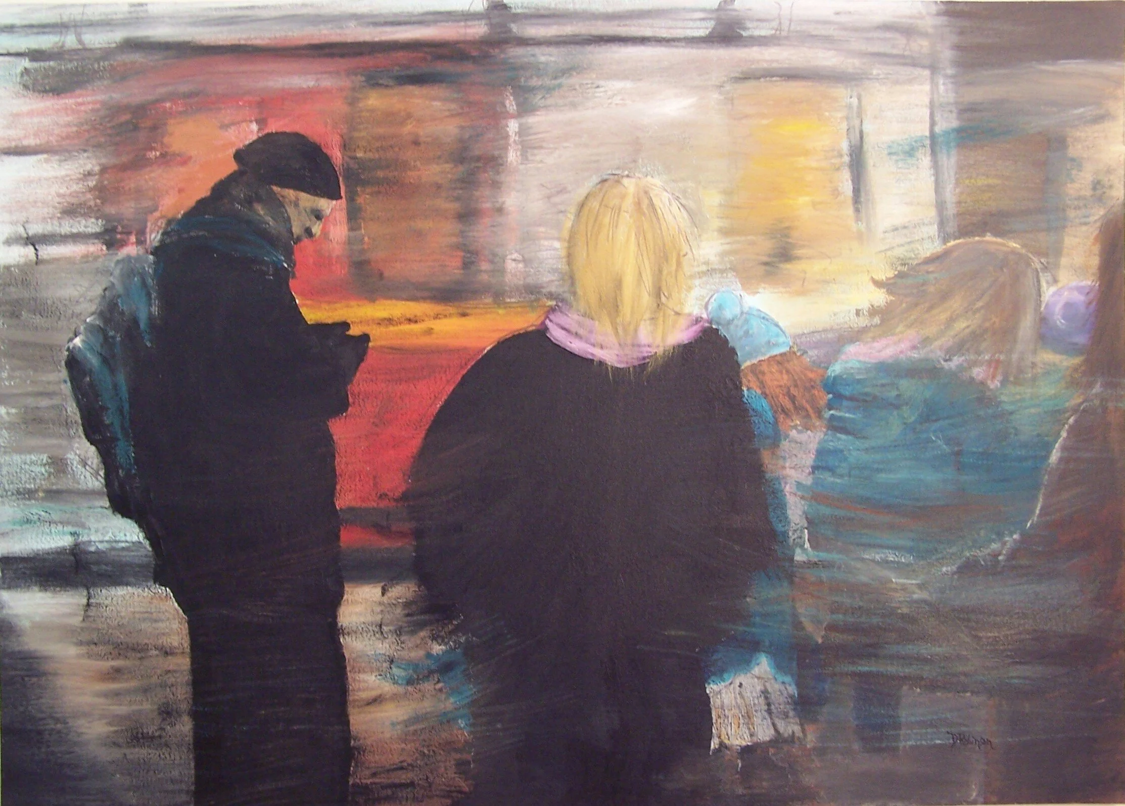 D.Robinson-train station painting.JPG