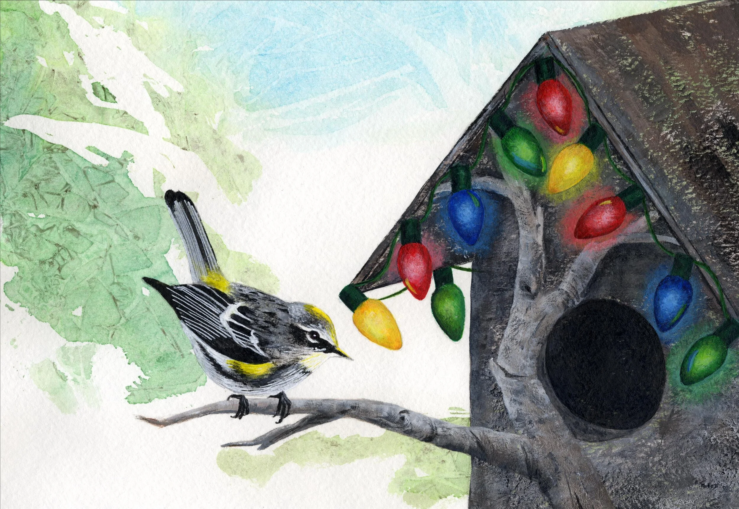 Warbler Xmas Birdhouse.jpeg