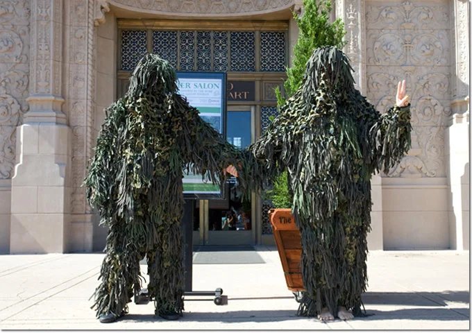 Lara Bank, The Portable Forest with Human Pots