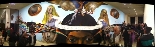 Public unveiling of mural