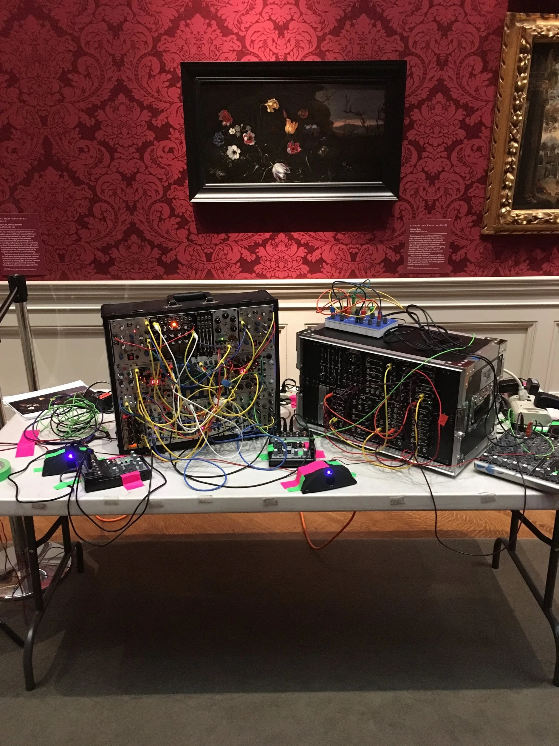Jimmy Joe Roche’s setup in the Renaissance Galleries
