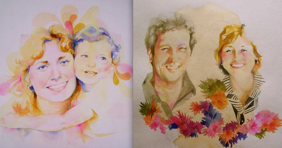 Family portrait commission series.