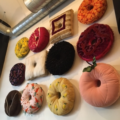 Doughnut artwork at Doughnut Plant in Chelsea.