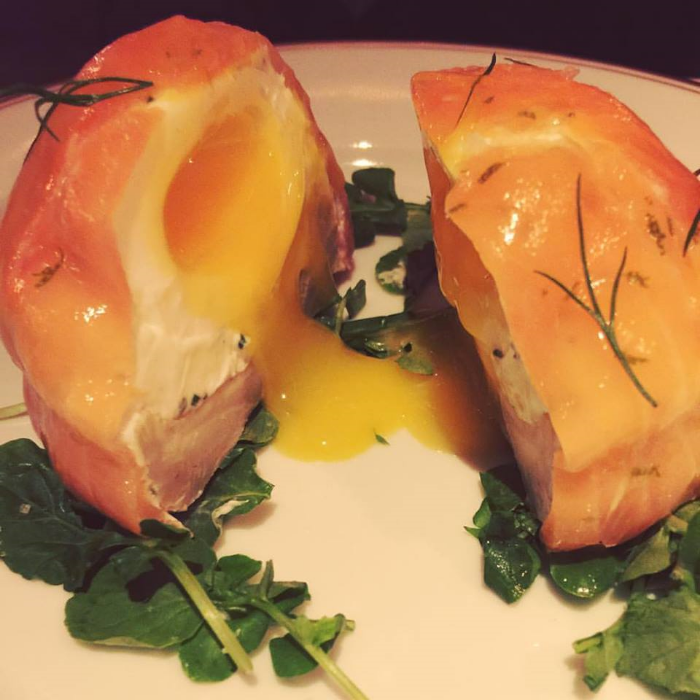 The Oeuf Norvegien at Le Cou Cou . Magnifique!