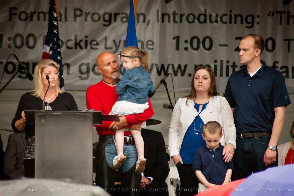  Dianna and Jim Beardsley and Family, Gold Star Family 
