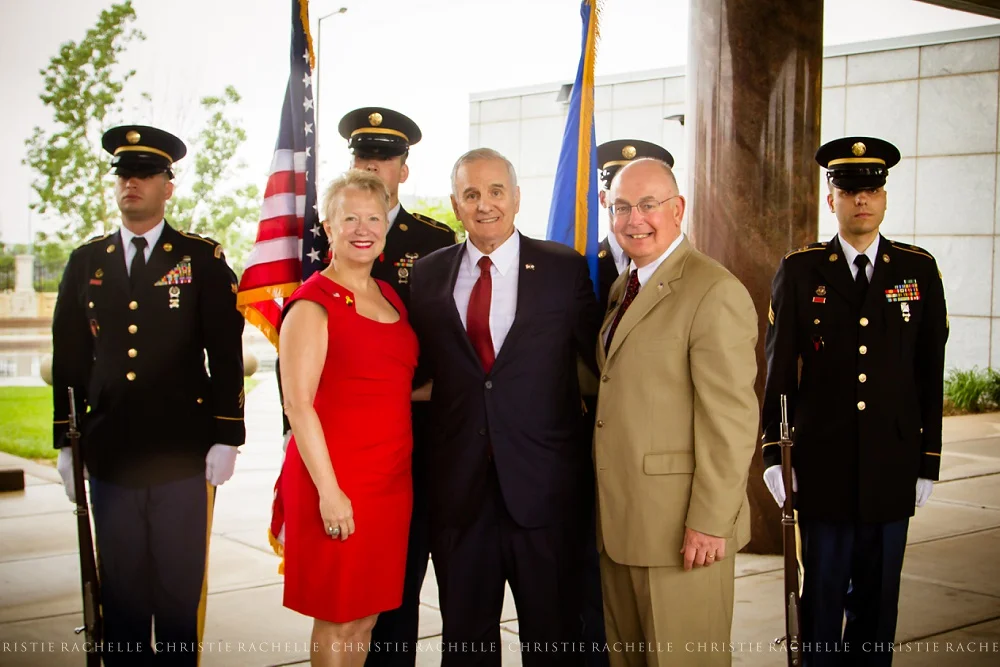  Governor Mark Dayton with Bill &amp; Teri Popp 