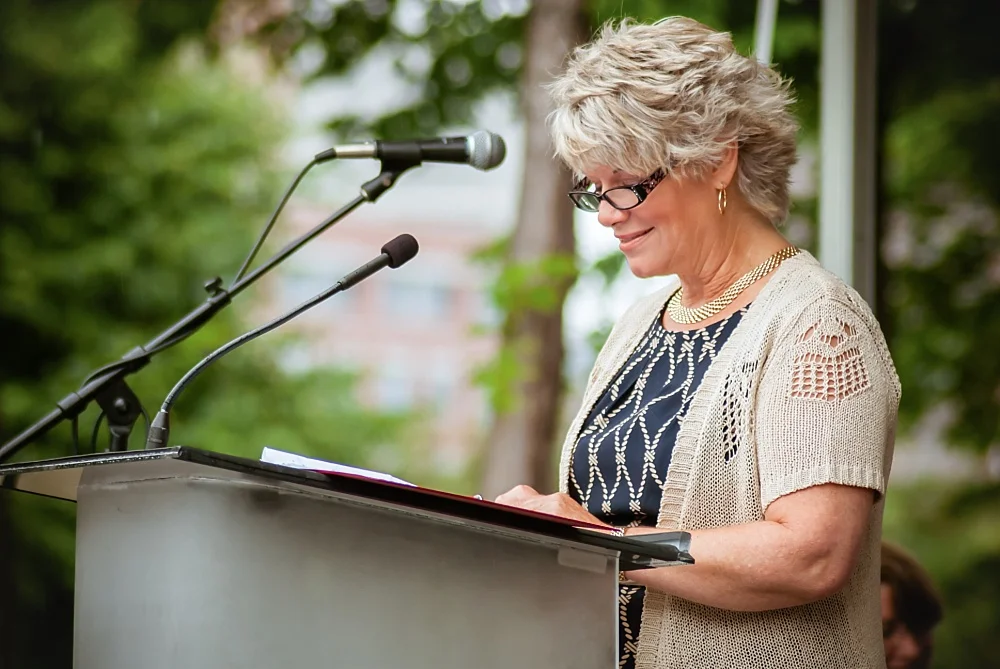 NANCY NEIMEYER, PAST PRESIDENT, MINNESOTA MILITARY FAMILY TRIBUTE
