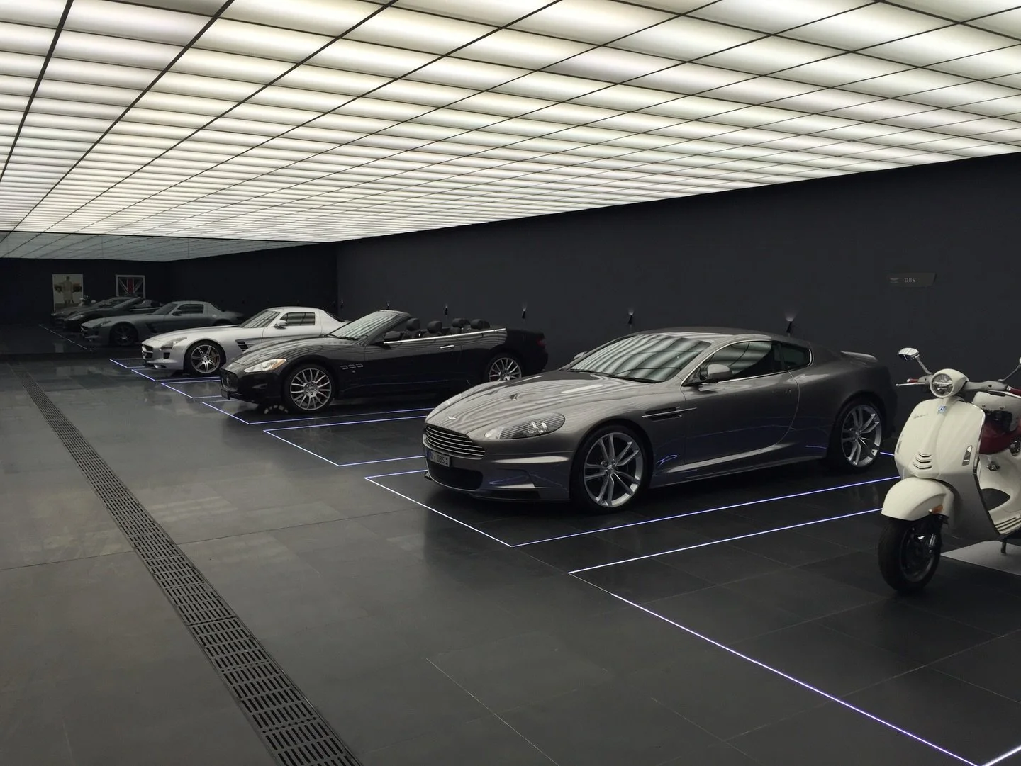 Not your average garage.

This underground garage is more than a place to park &mdash; it&rsquo;s an arrival experience. A cinematic &ldquo;batcave&rdquo; moment beneath the home in Toorak, where design, function and atmosphere feel deliberate, not s