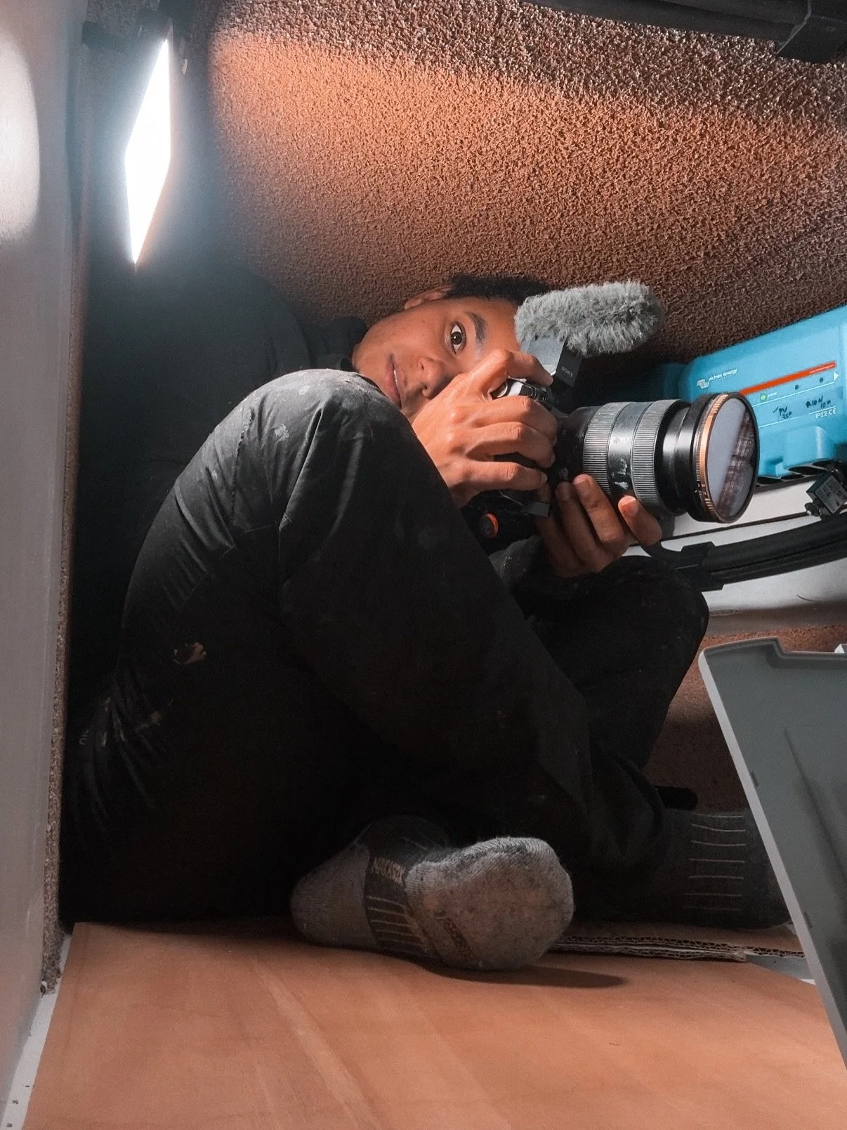 If I were claustrophobic&hellip; This lifestyle would have been a problem 😂

#sailinguma #makingvideosforaliving