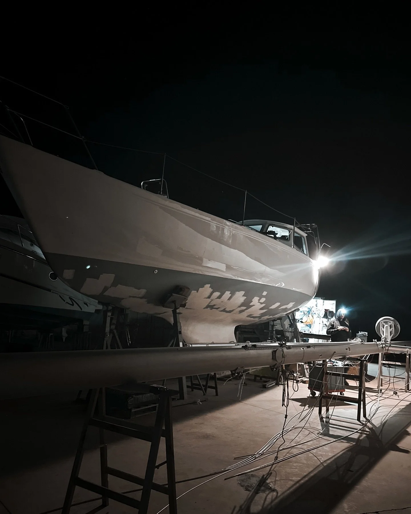 Uma&rsquo;s last night as a powerboat
#sailinguma