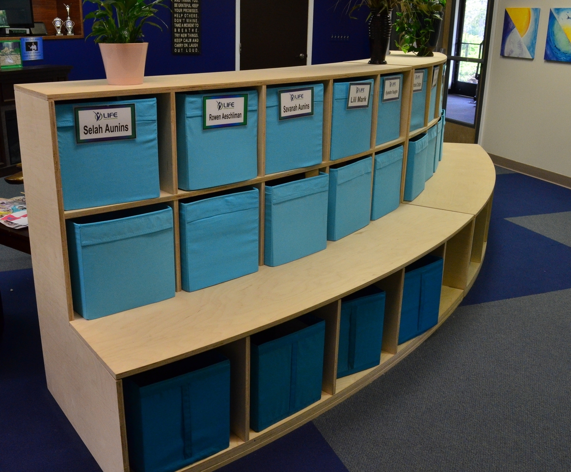 Elementary School Bench/Storage Solution