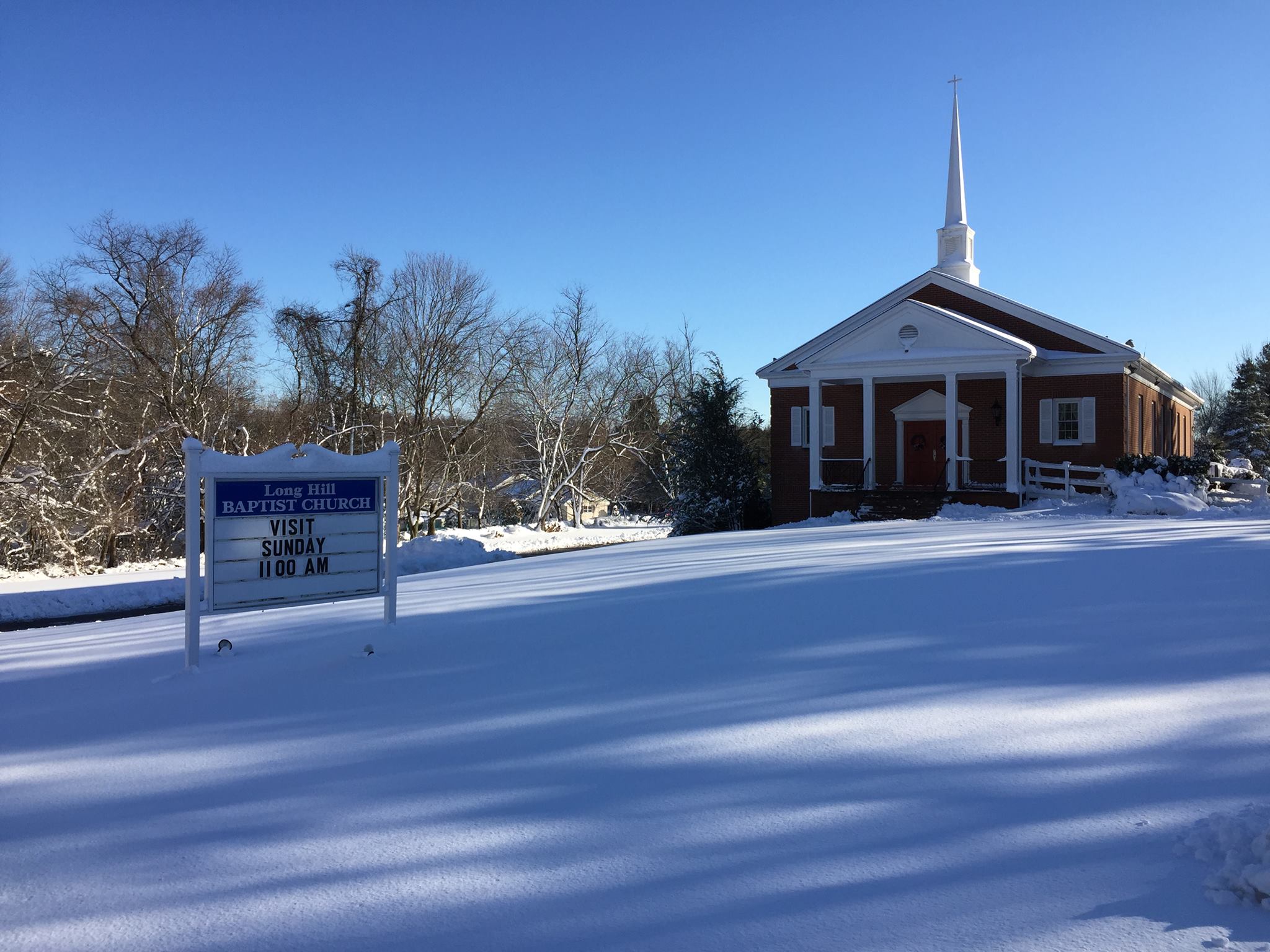 It's a beautiful day at Long Hill Baptist Church!
