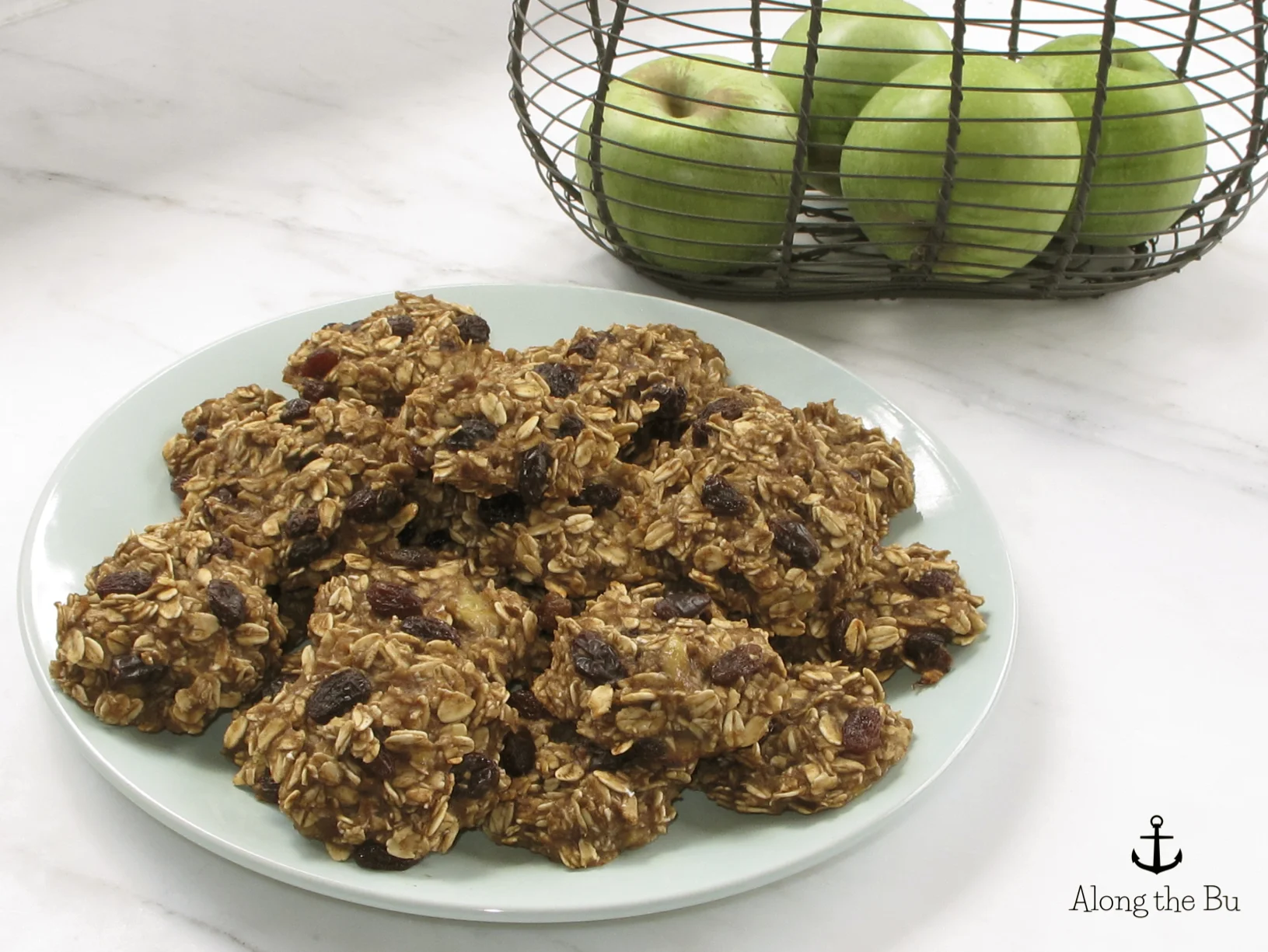 These cookies will be fine left out at room temperature the day you bake them and maybe one day after. If they haven't been gobbled up by then, you best put them in the fridge to maintain freshness… no preservatives!