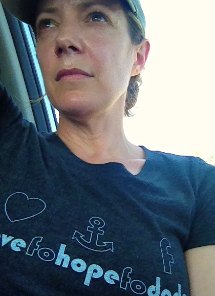 after a run - June 23, 2014
