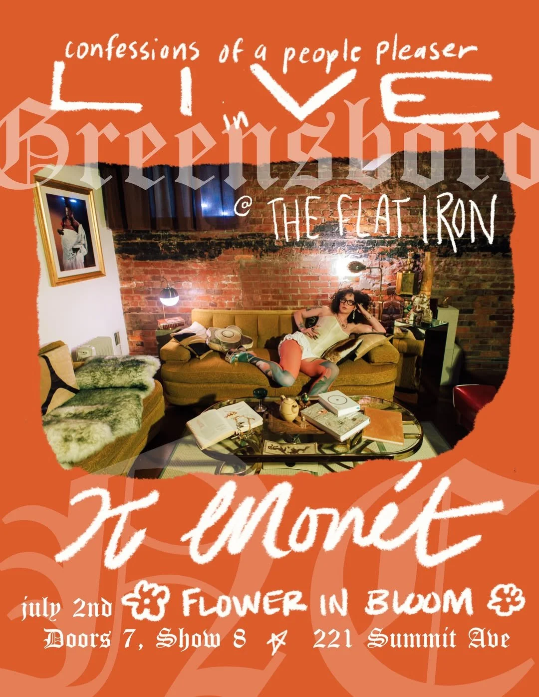 CJ Monet in Greensboro The Flat Iron