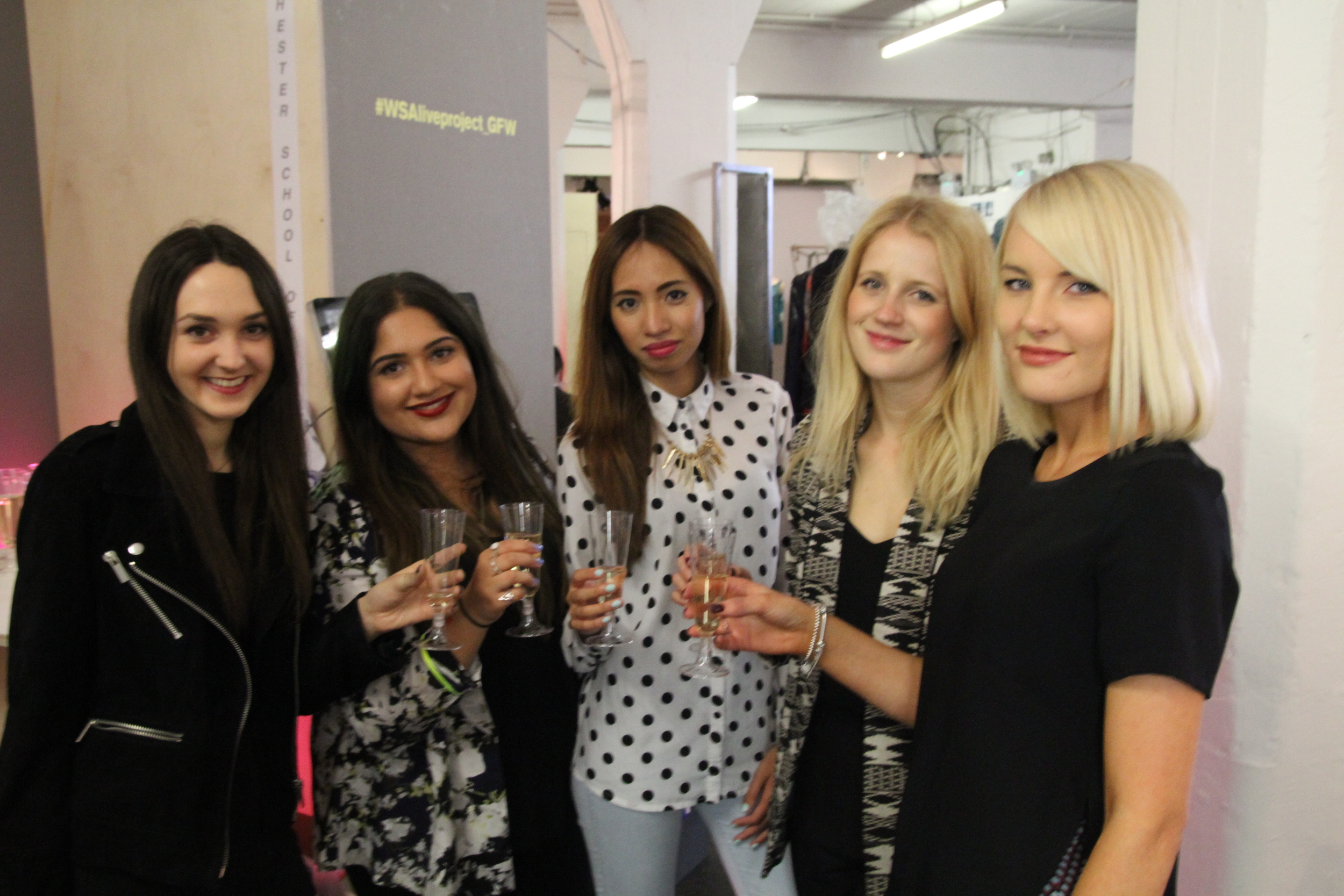 Students enjoy a well earned drink