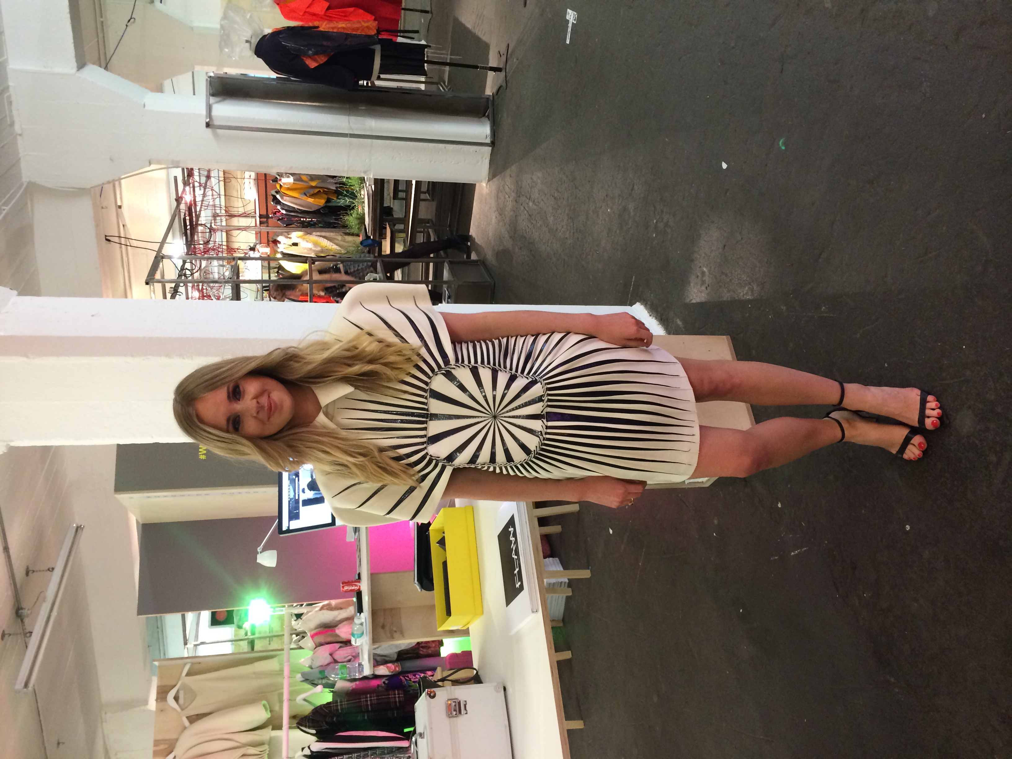 Diana Vickers on the WSA stand