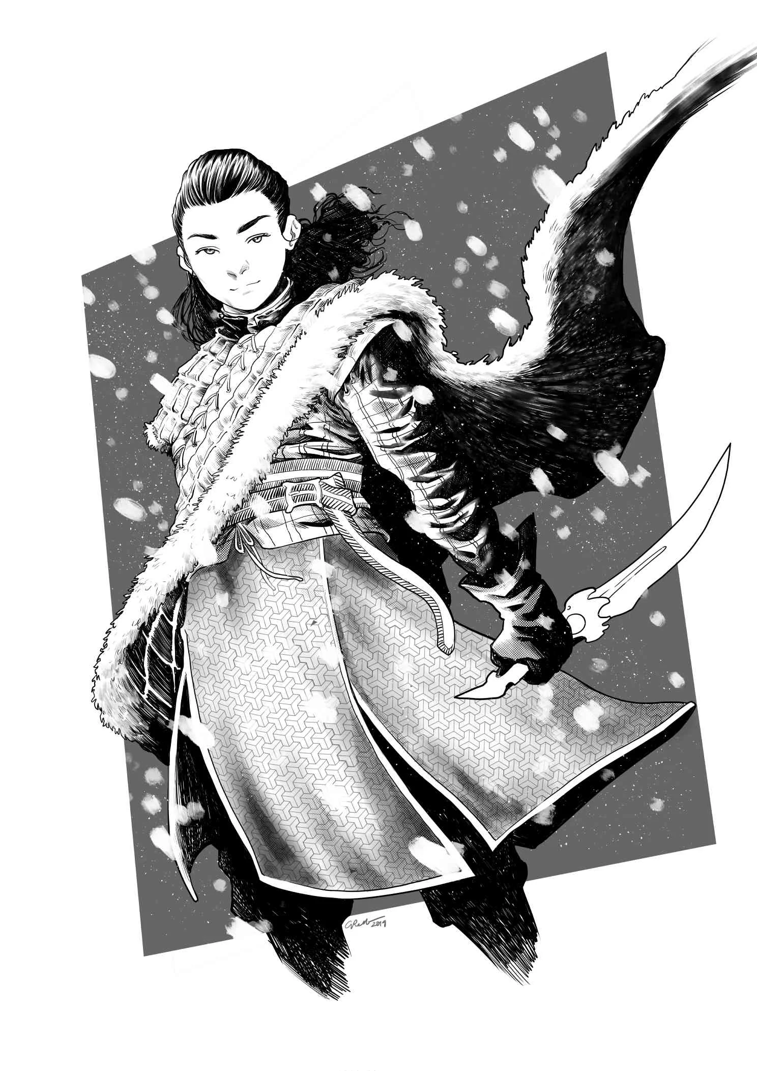 Arya Stark - digital sketch
