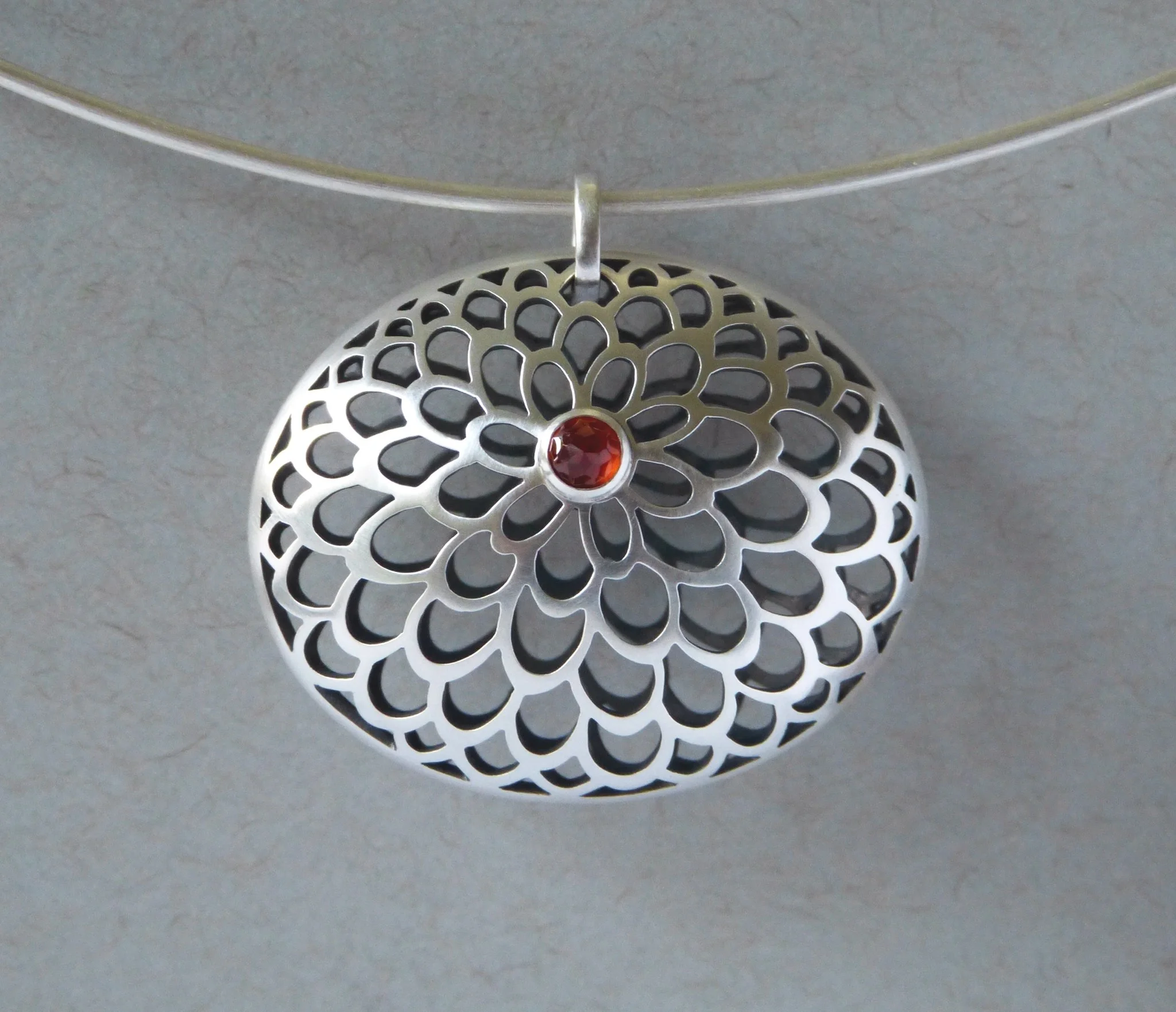 Reversible Blossom Pendant